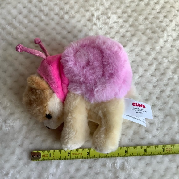GUND Itty Bitty Boo Dog Snail Spin Master Plush Stuffed Animal Toy - Picture 8 of 16